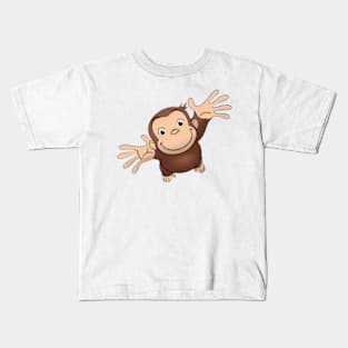 Curious George wants to be picked up Kids T-Shirt